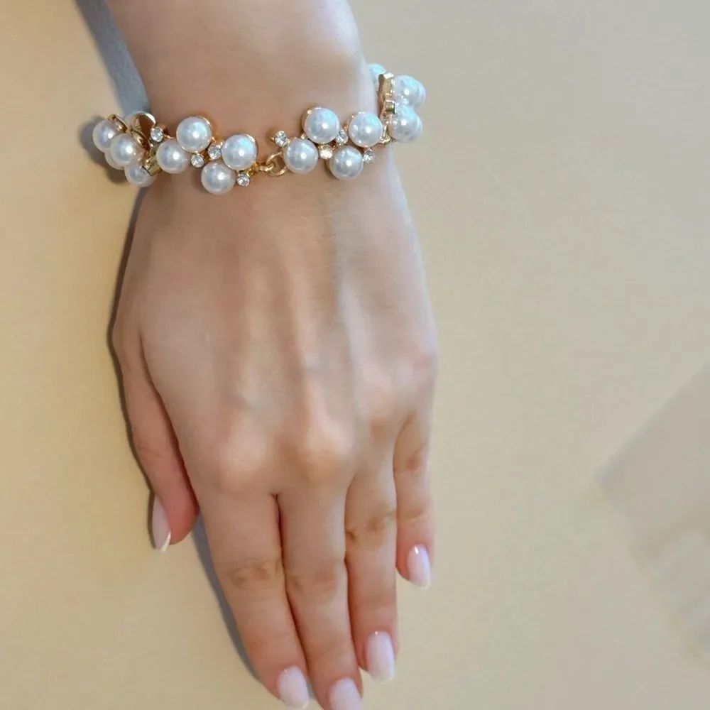 Vintage pearl bracelet A855 - Picture 4 of 4